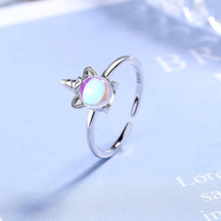 Sterling Unicorn Ring